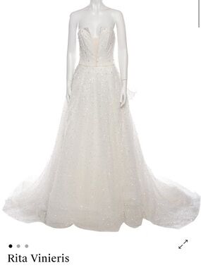 Rita Vinieris Teagan Pearl Beaded Wedding Gown